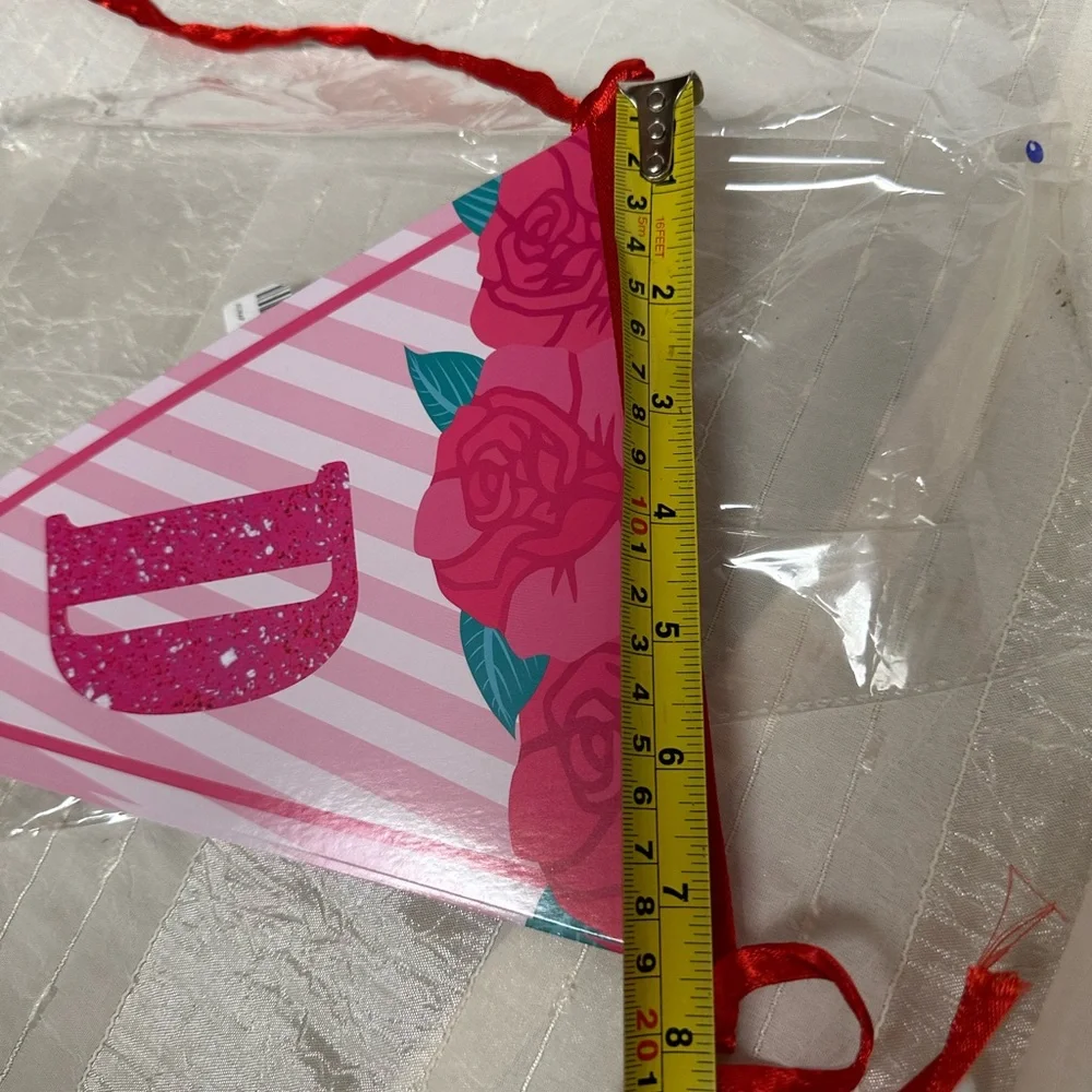 Mother’s Day party Banners String Hanging Triangle Bunting garlands